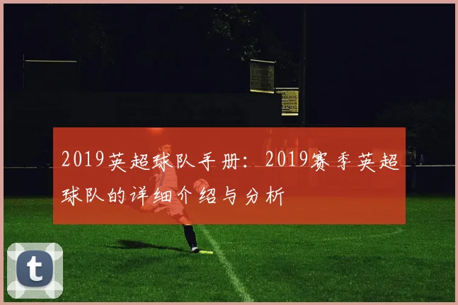 2019英超球队手册：2019赛季英超球队的详细介绍与分析